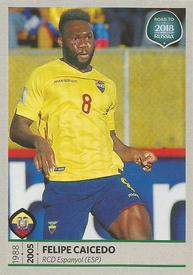 2017 Panini Road To 2018 FIFA World Cup Stickers #367 Felipe Caicedo Front