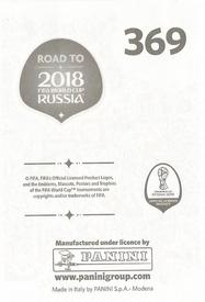 2017 Panini Road To 2018 FIFA World Cup Stickers #369 Justo Villar Back