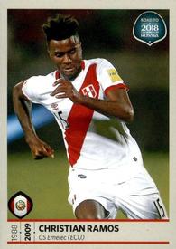 2017 Panini Road To 2018 FIFA World Cup Stickers #387 Christian Ramos Front