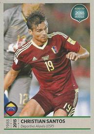 2017 Panini Road To 2018 FIFA World Cup Stickers #414 Christian Santos Front