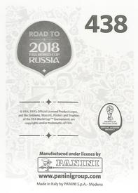 2017 Panini Road To 2018 FIFA World Cup Stickers #438 Milos Degenek Back
