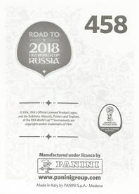 2017 Panini Road To 2018 FIFA World Cup Stickers #458 Yacine Brahimi Back
