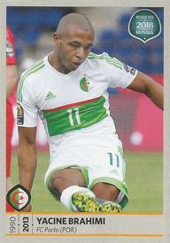2017 Panini Road To 2018 FIFA World Cup Stickers #458 Yacine Brahimi Front