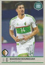 2017 Panini Road To 2018 FIFA World Cup Stickers #462 Baghdad Bounedjah Front