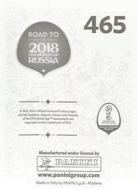2017 Panini Road To 2018 FIFA World Cup Stickers #465 Stefan Marinovic Back