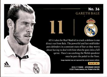 2017 Panini Aficionado #36 Gareth Bale Back