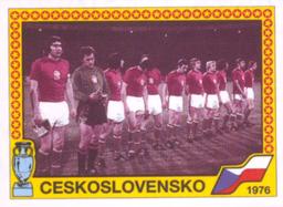 1988 Panini UEFA Euro 88 #13 Team Czechoslovakia 1976 Front