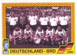 1988 Panini UEFA Euro 88 #16 Team West Germany 1980 Front