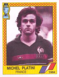 1988 Panini UEFA Euro 88 #18 Michel Platini Front