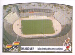 1988 Panini UEFA Euro 88 #32 Niedersachsenstadion Front