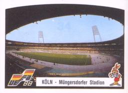 1988 Panini UEFA Euro 88 #34 Mungersdorfer Stadion Front