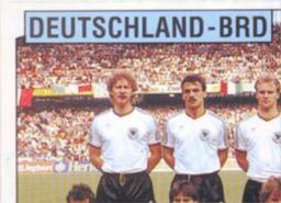 1988 Panini UEFA Euro 88 #45 Team West Germany Front