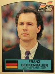 1988 Panini UEFA Euro 88 #51 Franz Beckenbauer Front