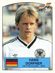 1988 Panini UEFA Euro 88 #63 Hans Dorfner Front