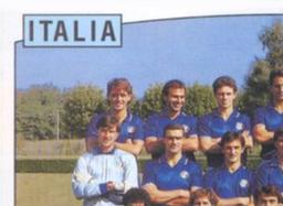 1988 Panini UEFA Euro 88 #72 Team Italy Front