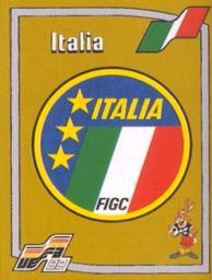 1988 Panini UEFA Euro 88 #77 Italy Front