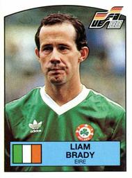 1988 Panini UEFA Euro 88 #199 Liam Brady Front