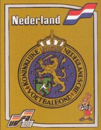 1988 Panini UEFA Euro 88 #212 Netherlands Front