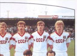 1988 Panini UEFA Euro 88 #235 Team Soviet Union Front