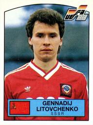 1988 Panini UEFA Euro 88 #254 Gennadiy Litovchenko Front