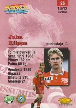 1996 Tactic #26 Juha Riippa Back