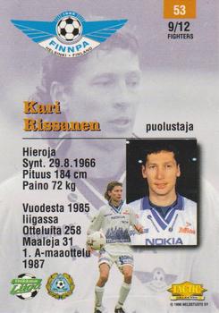 1996 Tactic #53 Kari Rissanen Back