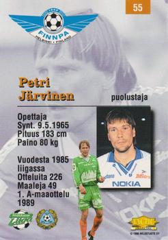 1996 Tactic #55 Petri Järvinen Back