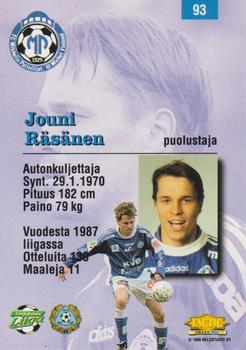 1996 Tactic #93 Jouni Räsänen Back