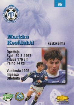 1996 Tactic #96 Markku Kesälahti Back