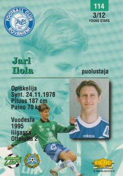 1996 Tactic #114 Jari Ilola Back