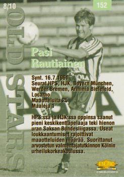 1996 Tactic #152 Pasi Rautiainen Back