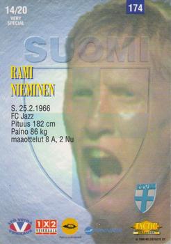 1996 Tactic #174 Rami Nieminen Back