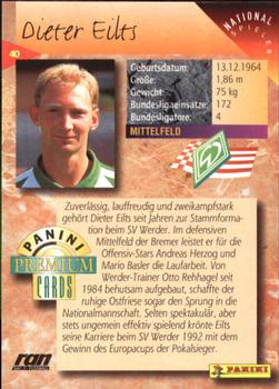 1994 Panini Premium Bundesliga #40 Dieter Eilts Back