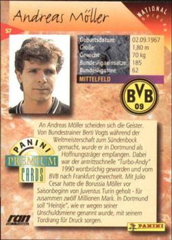 1994 Panini Premium Bundesliga #57 Andreas Möller Back