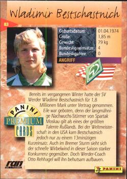 1994 Panini Premium Bundesliga #83 Wladimir Bestschastnich Back