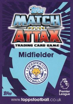 2016-17 Topps Match Attax Premier League #135 Andy King Back