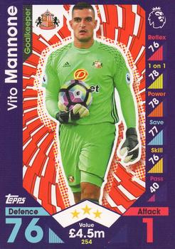 2016-17 Topps Match Attax Premier League #254 Vito Mannone Front