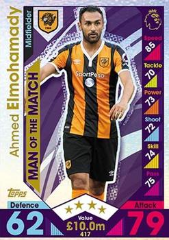 2016-17 Topps Match Attax Premier League #417 Ahmed Elmohamady Front