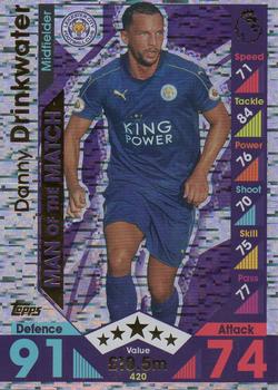 2016-17 Topps Match Attax Premier League #420 Danny Drinkwater Front