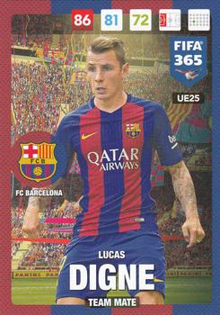 2016-17 Panini Adrenalyn XL FIFA 365 Update Edition #UE25 Lucas Digne Front