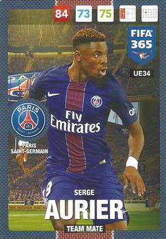 2016-17 Panini Adrenalyn XL FIFA 365 Update Edition #UE34 Serge Aurier Front