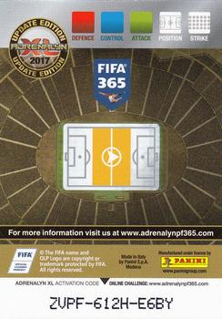 2016-17 Panini Adrenalyn XL FIFA 365 Update Edition #UE75 Óliver Torres Back