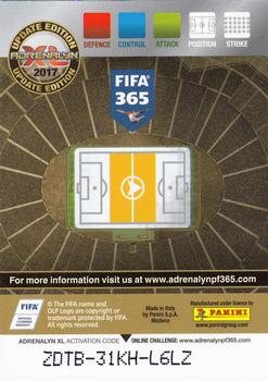 2016-17 Panini Adrenalyn XL FIFA 365 Update Edition #UE94 Marco Asensio Back