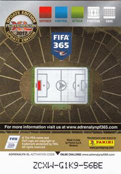 2016-17 Panini Adrenalyn XL FIFA 365 Update Edition #UE101 Gianluigi Buffon Back