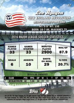 2017 Stadium Club MLS #82 Lee Nguyen Back