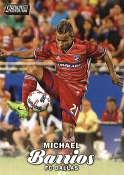 2017 Stadium Club MLS #83 Michael Barrios Front