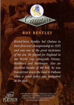 1999 Futera Platinum Chelsea Greatest #NNO Roy Bentley Back
