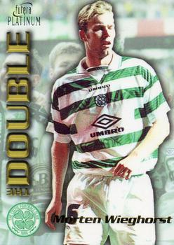 1998 Futera Platinum Celtic The Double #DB10 Morten Wieghorst Front