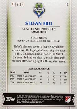2017 Topps MLS - Blue #12 Stefan Frei Back