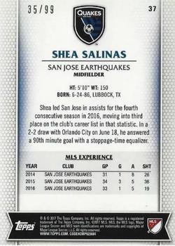 2017 Topps MLS - Blue #37 Shea Salinas Back